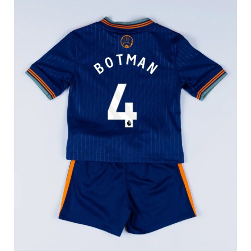 Newcastle United Sven Botman #4 Tredjeställ Barn 2025-26 Kortärmad (+ Korta byxor)